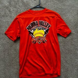 Medina Valley Orange Softball T-Shirt